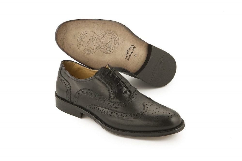 Formal lace-up leather shoe Exton