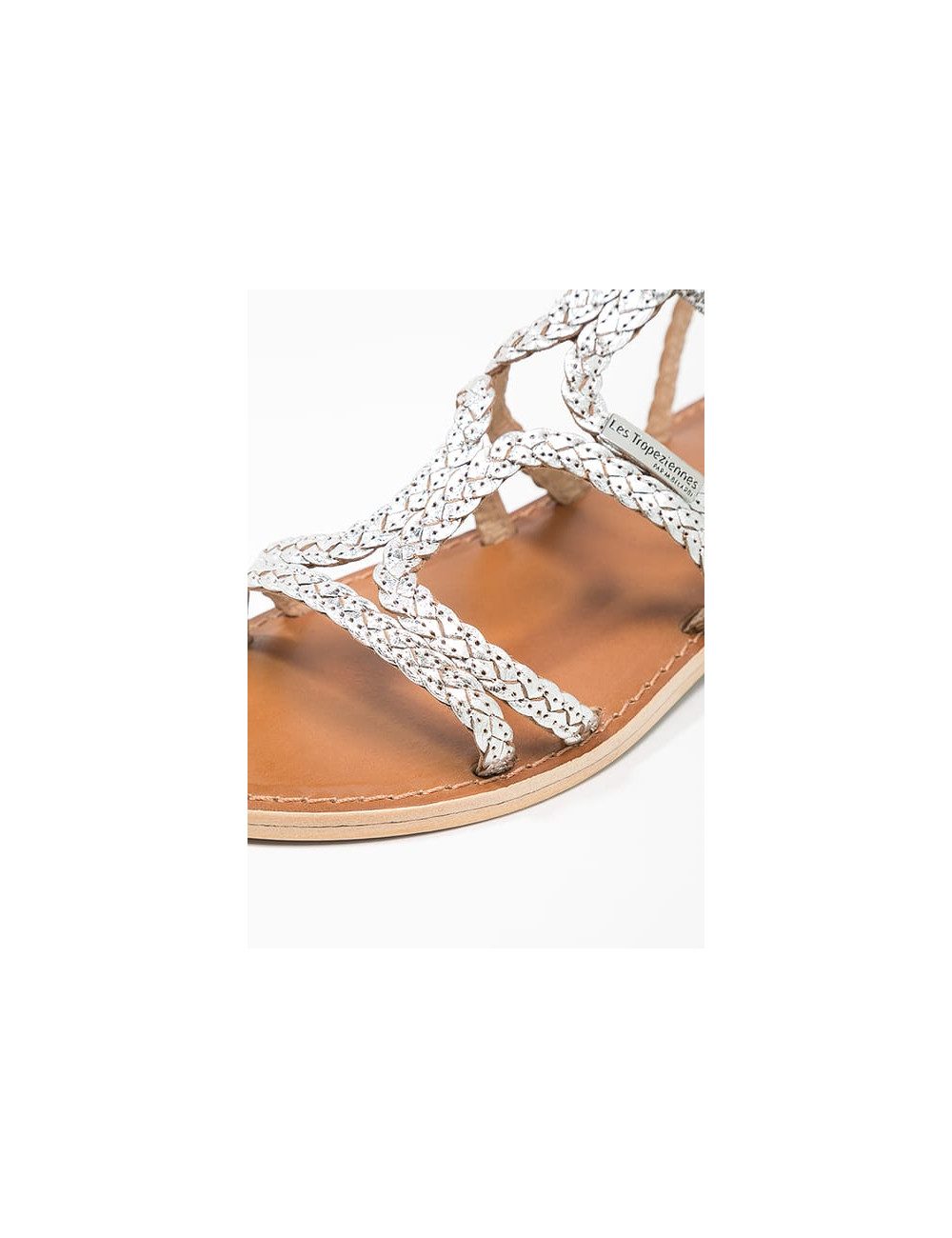 Metallic woven sandal Les Trop ziennes Bounty