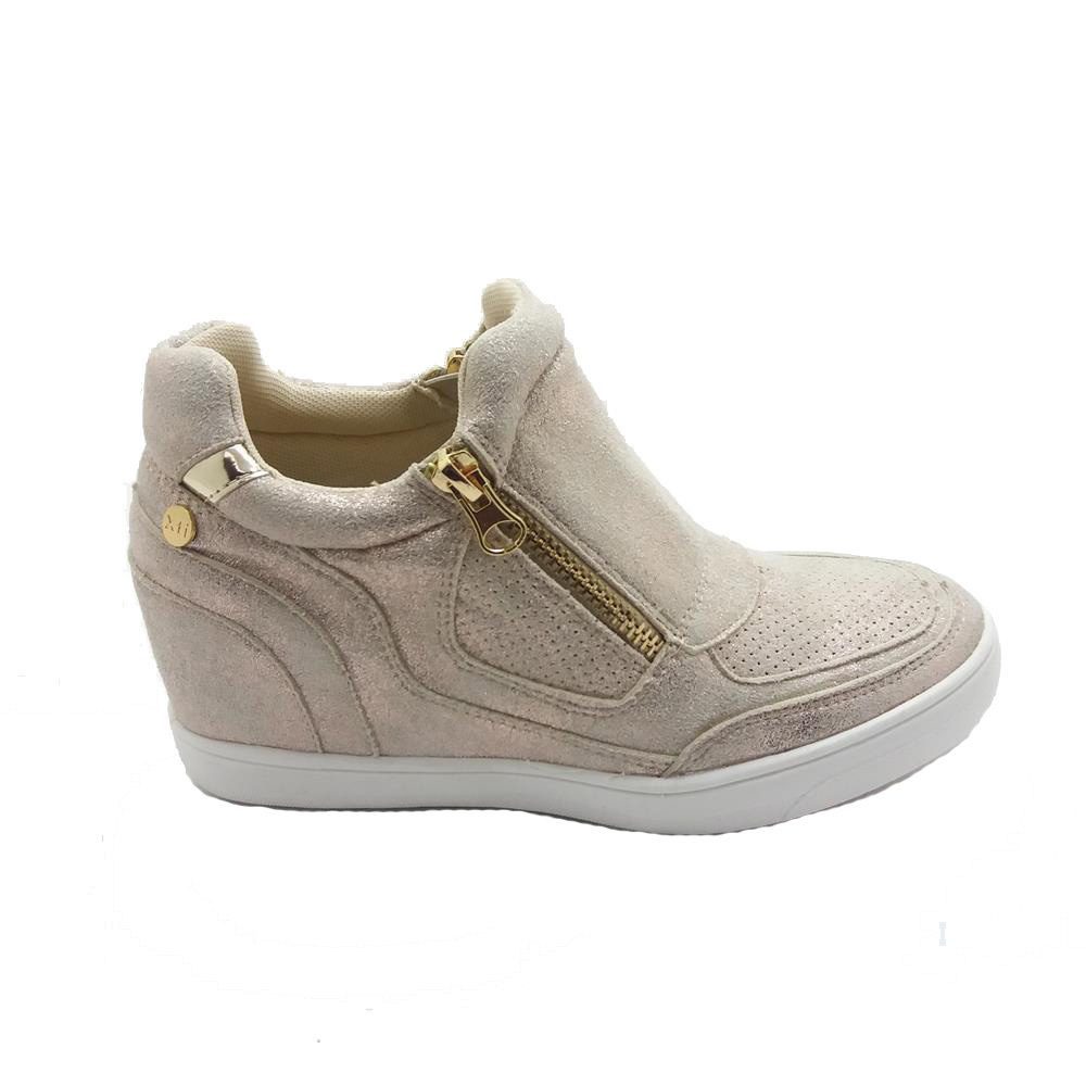 Wedged sneaker with zip closure Xti
