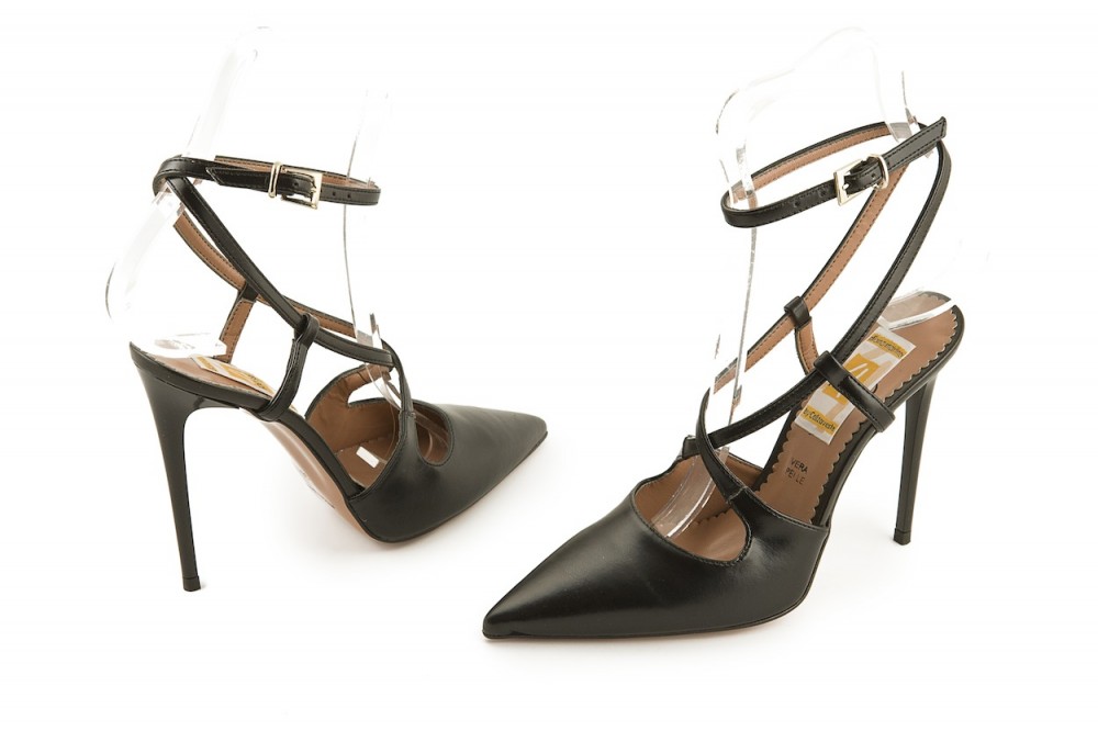 Stiletto pump with straps 4 Passi