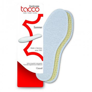 Cotton and latex insoles Footcare Tacco Summer