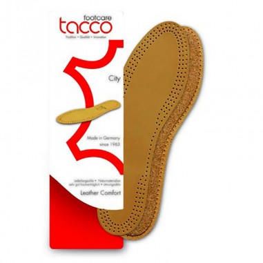 Leather and cork insoles Footcare Tacco City
